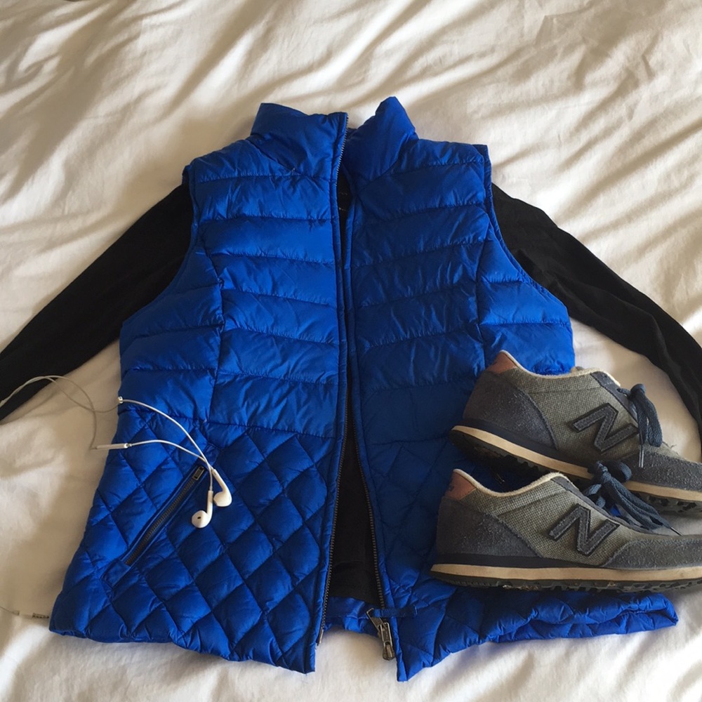 Talbots Royal Blue Puffy Vest
